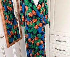 Pixie Daisy floral wrap dress