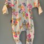 Bonds girls floral zip wondersuit size newborn very good condition Image 3