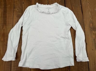 White long sleeved top by name it, 110cm (4-5 years)