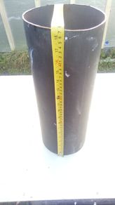 Flue steal pipe stove 8'' 470mm long