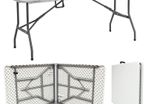 6ft Heavy Duty Plastic & Folding Table Outdoor  - FREE DELIVERY NATIONWIDE