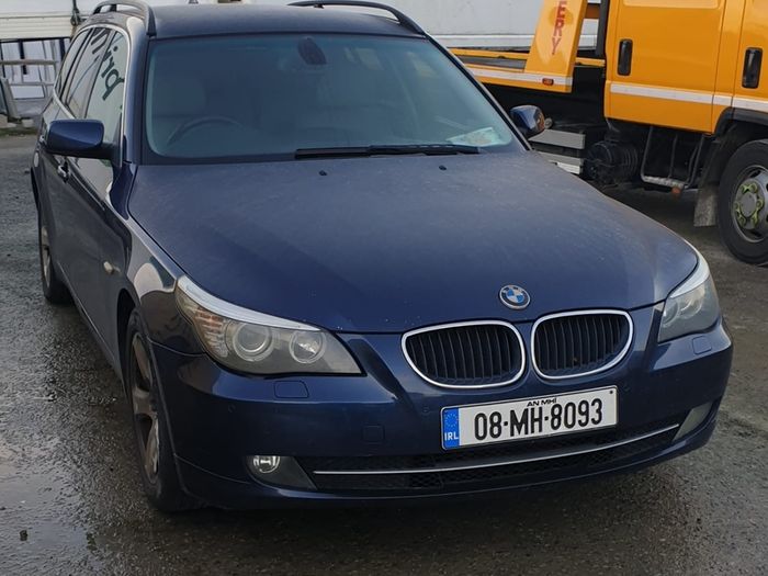 Breaking bmw e60 5series tiefseeblau metallic