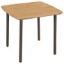 3 Piece Garden Dining Set Poly Rattan Black Image 6