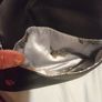 Black mulberry fold over bag Image 3