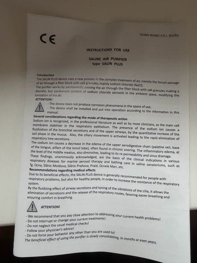 Salin Plus Salt Theraoy Device