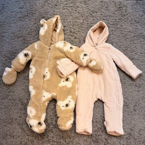 Bundle of 2 baby pram suits