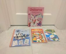 Kids colouring & activity books