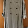 Trench Coat- Light Beige/Green Image 4