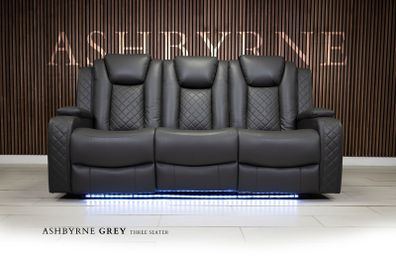 3 Seater Ashbyrne Electric Leather Recliner Sofa