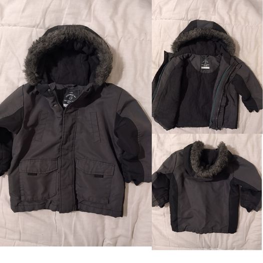 Waterproof, warm Fleece Lined Hooded Jacket