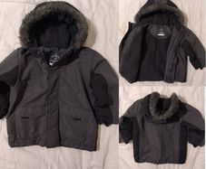 Waterproof, warm Fleece Lined Hooded Jacket