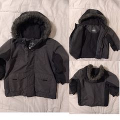 Waterproof, warm Fleece Lined Hooded Jacket