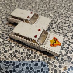 Pair of Lesney Matchbox Mercury Police vehicles