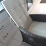 Rathwood reclining garden chairwith cushion, large footstool with cushion Image 10