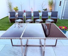 10 Seater Rattan Outdoor Dining Set