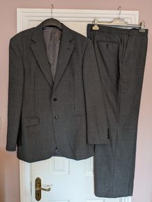 M and S Two Piece Suit with matching Henry Jermyn Tie