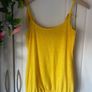 top river island bright yellow frilled top size 6 Image 4