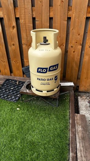 2 patio gas cylinders