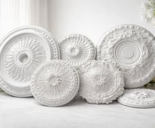 Ceiling rose. Polystyrene.(420-530 mm diameter )
