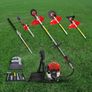 BU-KO 52cc Backpack Long Reach Petrol Multi Functional Garden Tool: Petrol Strimmers and Brush Cutter, Extendable Petrol Hedge Trimmer, Pruner Chainsaw, Petrol Grass Trimmers, 75cm Extension Pole Image 4