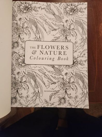 The Flowers And Nature Colouring Book.  Large Volume Paperback In Good Condition.