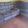 corner sofa with cup holders Image 2