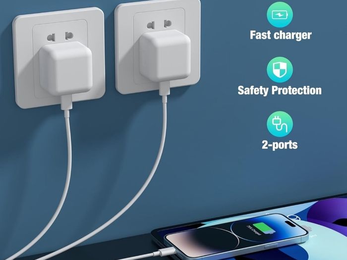 iPhone Charger Fast Charge 2Pack Fast Apple Charger Cable 2M/6FT iPhone Fast charger with USB C To Lightning Cable for iPhone 14 13 12 11 Pro Max XS XR X 8 7 6 Plus 5, iPad and iPod