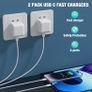 iPhone Charger Fast Charge 2Pack Fast Apple Charger Cable 2M/6FT iPhone Fast charger with USB C To Lightning Cable for iPhone 14 13 12 11 Pro Max XS XR X 8 7 6 Plus 5, iPad and iPod Image 5