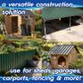 14-Pack Corrugated Metal Roofing Sheets Anthracite - Galvanised Steel Waterproof Rust-Resistant Heavy Duty Panels 110x46cm for Shed Outbuilding Shelter Roof Repair Image 4