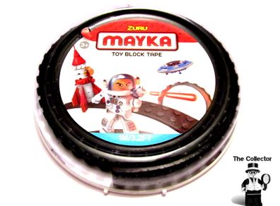 LEGO ZURU MAYKA Tape Black 2 Stud Wide 1 Metres Long 3.2 FT Adhesive Toy Block Tape Brand New Sealed
