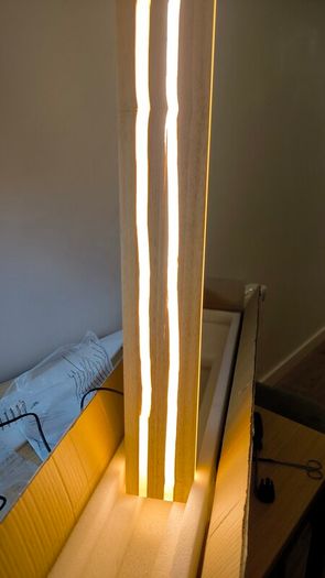 Wooden LED Wall Sconce Light