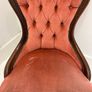 Vintage-style button back armchair Image 3