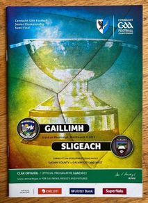 2012 Galway v Sligo - GAA Connacht Football Semi Final Programme