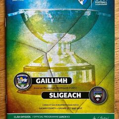 2012 Galway v Sligo - GAA Connacht Football Semi Final Programme