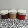 Retro Tupperware Salt Pepper Mustard 3 x stackable containers from 1970s or 80s retro kitchenware Image 3