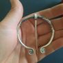 Celtic Penannular Brooch Viking Cloak Pin Celtic Knot, Fibula Brooch, Celtic and Viking Jewelry Image 6