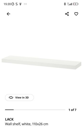 Floating Shelf from Ikea