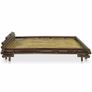Bed Frame Dark Brown Bamboo 140x200 cm Image 4