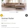 Woo Design 4.5 seater Zuiver Summer Sofa plus Hocker Image 7