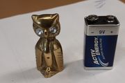 Owl ornament brass