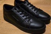 Calvin Klein Jeans black leather sneakers Brand New,  size 11UK,  price 55e