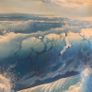 Large Hand Painted Oil on Canvas - Seascape with Seagulls Image 7