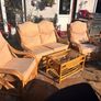 5 piece rattan conservatory furniture suite Image 2