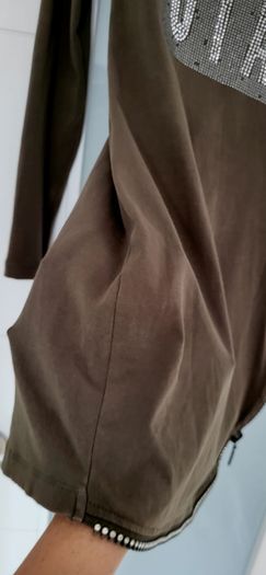 Unsigned STAR bling zip mini dress Sz S (Fit 8-10 UK)