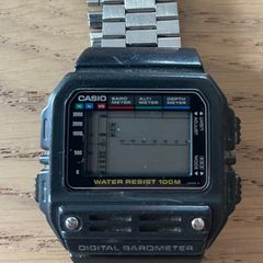 Casio bm-100wj vintage digital barometer watch