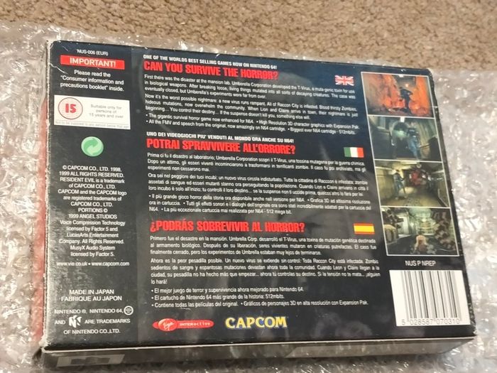 Resident Evil 2 Nintendo 64 N64