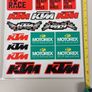 Universal Motorcycle Decal Sticker Sheet Image 3