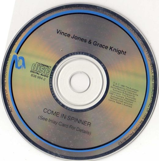 Vince & Grace - Come In Spinner (cd)