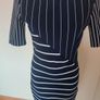 Zara Women navy/white classy midi dress size S UK8 EU36 Perfect condition Postage included Image 3