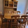 Oak Dining Table & 6 Chairs Image 2